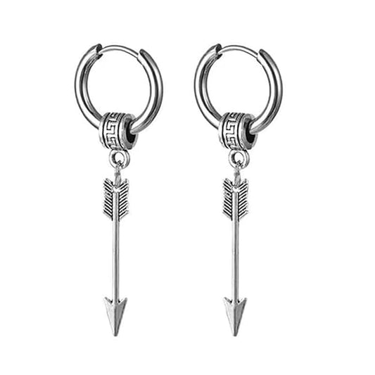 Huggie Ear Studs, Silver color Stainless Steel Earrings For Men And Women