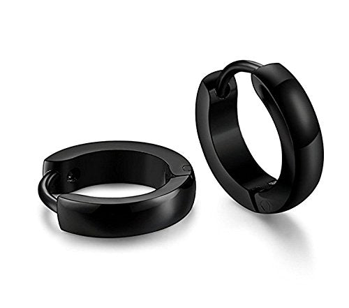 Yellow Chimes Earrings for Men and Boys | Fashion Hoop Earring for Men | Stainless Steel Huggie Hoop Earrings | Accessories Jewellery for Men | Birthday Gift for Men and Boys Anniversary Gift for Husband|B07CTNMVP2