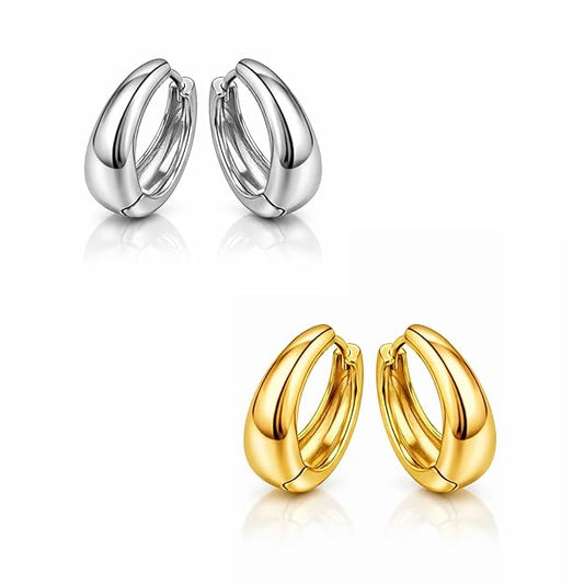 Kaju Bali Gold & Silver Plated Salman Khan style Earrings (Unisex)