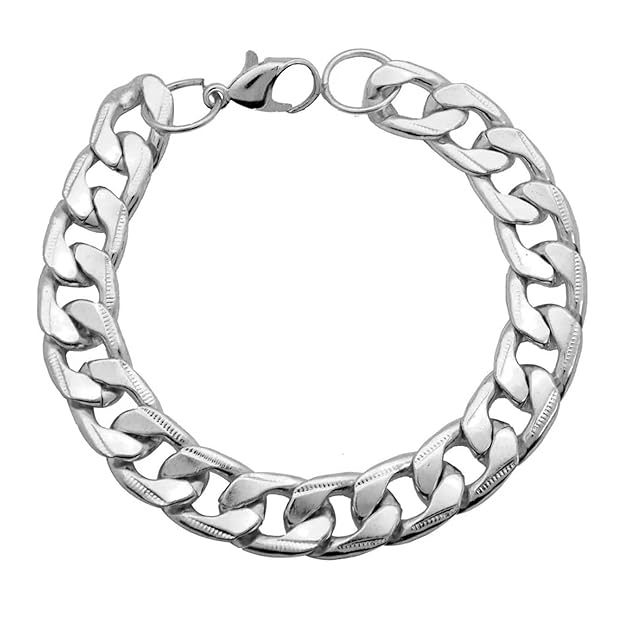Cuban Chain Bracelet for Men's (Stainless Steel)